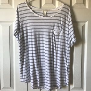 H&M Striped Basic Tee